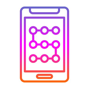 cep telefonu ikonu vektör illüstrasyonu