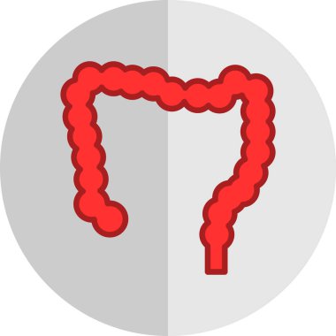 kırmızı at nalı simgesi, çizgi film tarzı