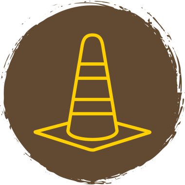 Modern yol simgesinin vektör illüstrasyonu