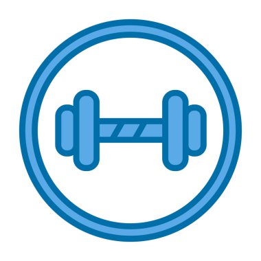 ağırlık kaldırma simgesi, vektör illüstrasyonu