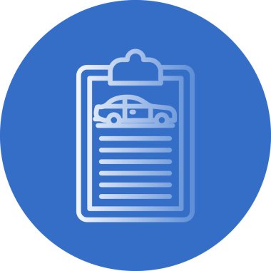 Rapor simgesi, vektör illüstrasyonu 