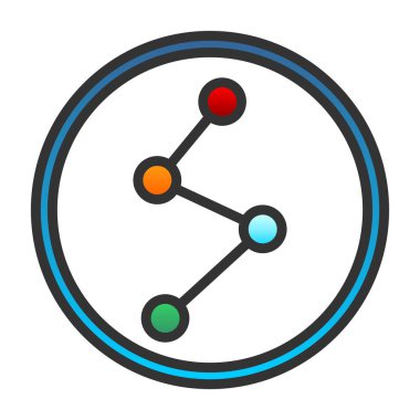 seo modern simgesinin vektör illüstrasyonu