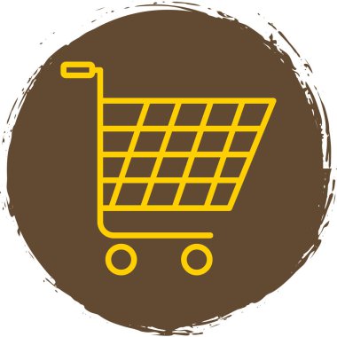 Alışveriş arabası ikonu. vektör illüstrasyonu                     