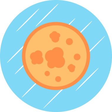 Ay. Web simgesi basit illüstrasyon