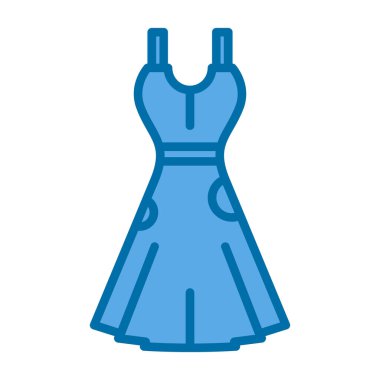 elbise simgesi, vektör illüstrasyonu basit tasarım