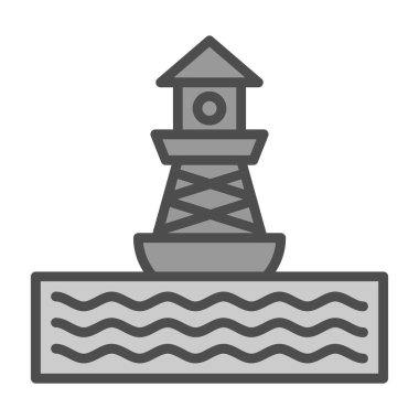 Simge vektör çizim şamandıra 