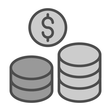 Bozuk paralar ve dolar simgesi