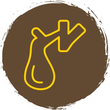 Bir kahve simgesinin vektör çizimi