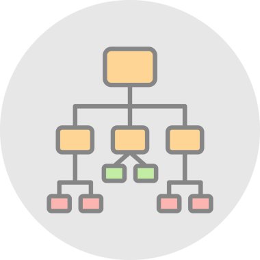 Modern simgenin vektör illüstrasyonu