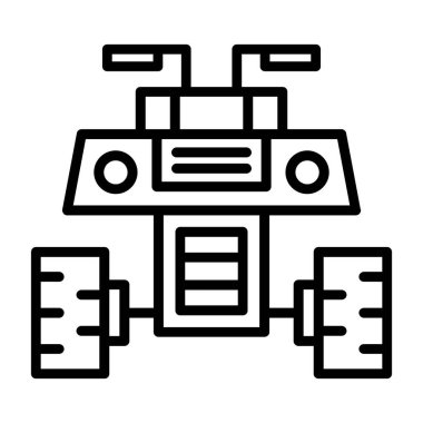 Video kamera ikonu ana hatlı vektör. video kamera