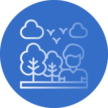 Ağaçlı Maceracı 'nın vektör simgesi