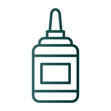 Hardal şişesinin vektör illüstrasyon simgesi 