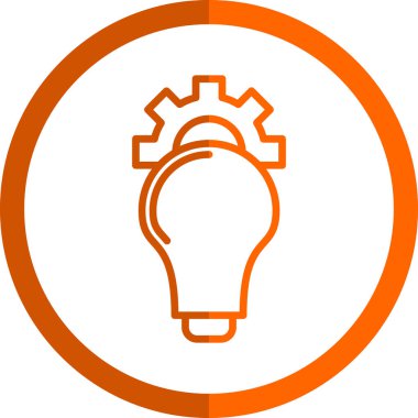 ampul simgesi vektör illüstrasyonu