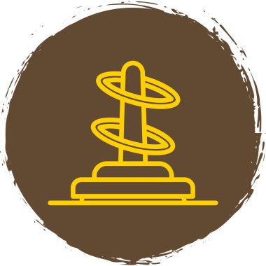 halka atma simgesi, vektör illüstrasyonu 