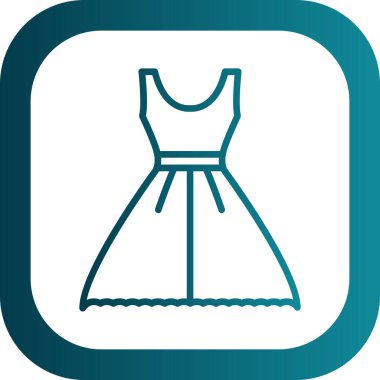 Elbise. Web simgesi basit illüstrasyon 
