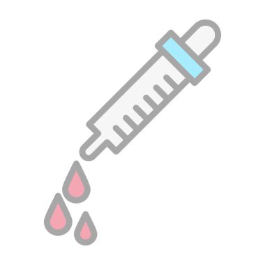 şırınga simgesi vektör illüstrasyon tasarımı