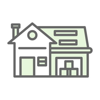 Ev simgesi, vektör illüstrasyonu basit tasarım