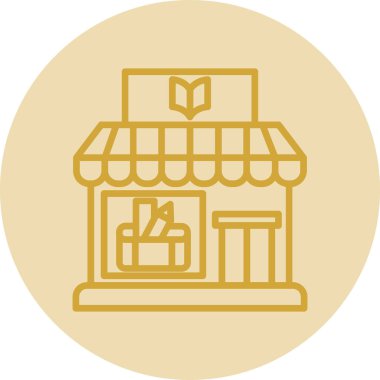 Modern yapı simgesinin vektör illüstrasyonu