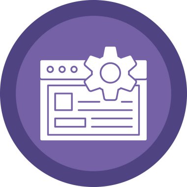 seo modern simgesinin vektör illüstrasyonu