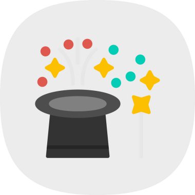 Şapka. Web simgesi basit illüstrasyon