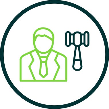 Bir insan simgesinin vektör illüstrasyonu