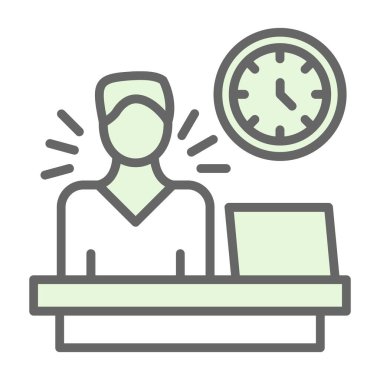 Yönetici simgesi vektör illüstrasyonu