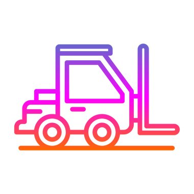 Araba ikonu vektörü. İnce çizgi işareti. izole edilmiş sınır sembolü çizimi