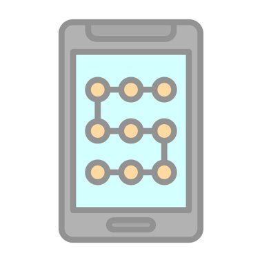 qr kodlu telefon aygıtı vektör illüstrasyon tasarımı