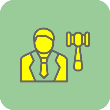 İş adamı simgesi vektör illüstrasyonu