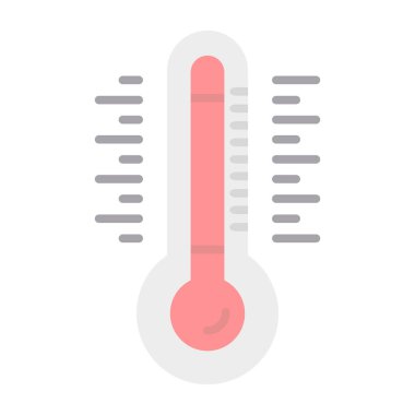 sıcaklık web simgesi, vektör illüstrasyonu 