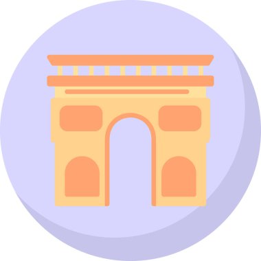 Mimari mimari şehir simgesi ana hatlar biçiminde