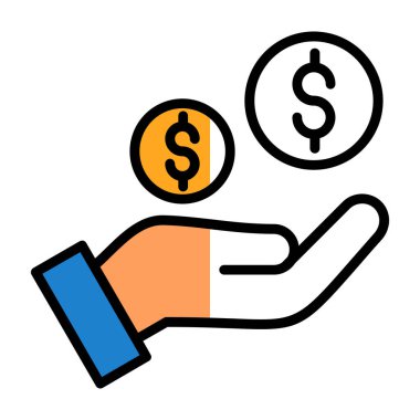 para simgesi, vektör tasarımı illüstrasyonu