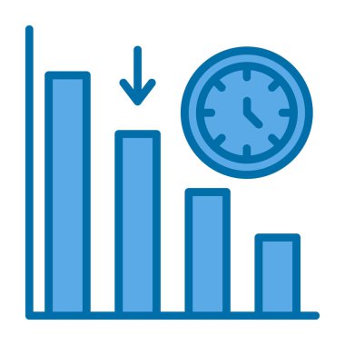bar çizelgesi vektör simgesi