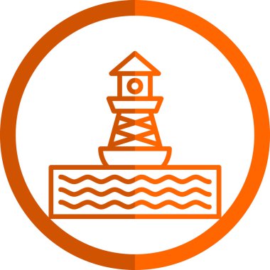 Simge vektör çizim şamandıra 