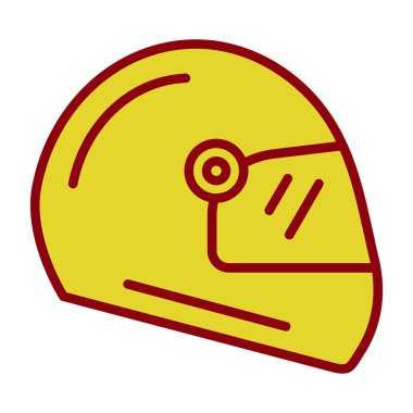 Kask vektör simgesi. Web ve uygulama tasarımı için illüstrasyon