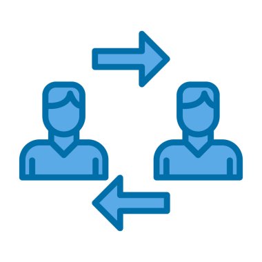 kullanıcı vektörü ince çizgi simgesi