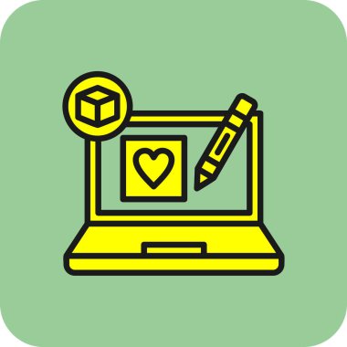 Web ve mobil uygulama için vektör simge