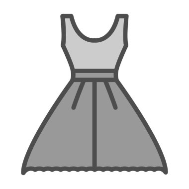 Elbise. Web simgesi basit illüstrasyon 