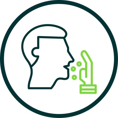 vektör sigara içen adam simgesi