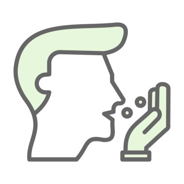 Konuşma balonu simgesinin adamla