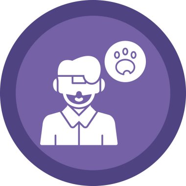 Maskeli bir adamın vektör çizimi