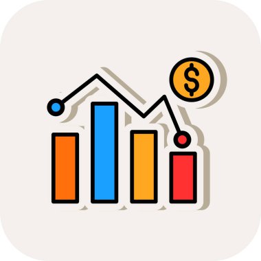 Ölçümleme, iş analizi vektör çizgisi simgesi