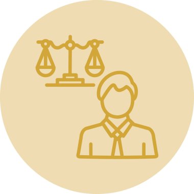 kanun simgesi vektör illüstrasyonu