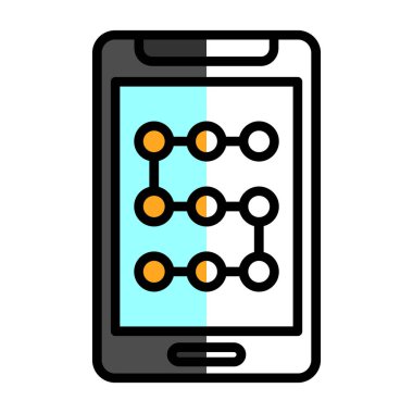 cep telefonu vektör simgesi