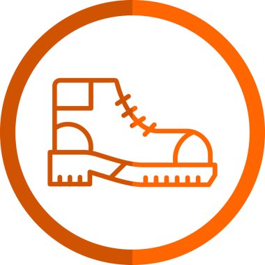 Yürüyüş çizimi simgesi, vektör illüstrasyonu