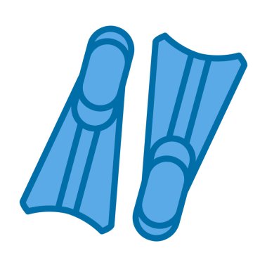 İki palet simgesi, vektör illüstrasyonu