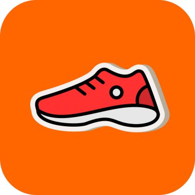 spor ayakkabı kutsal kişilerin resmi, vektör çizim