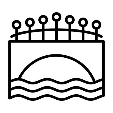 Tekne. Web simgesi basit illüstrasyon