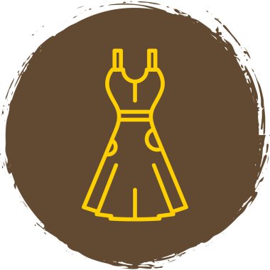 elbise simgesi, vektör illüstrasyonu basit tasarım