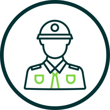 Eşsiz Asker Vektör Satırı Simgesi